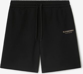 Burberry Logo Cotton Shorts