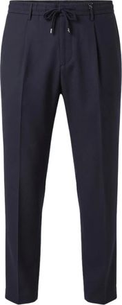 PESERICO Kostuumbroek - Heren - Nette broeken - Blauw - XL - Wol - Broeken