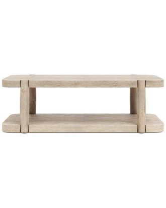 Bernhardt Antibes Rustic Oak Cocktail Table