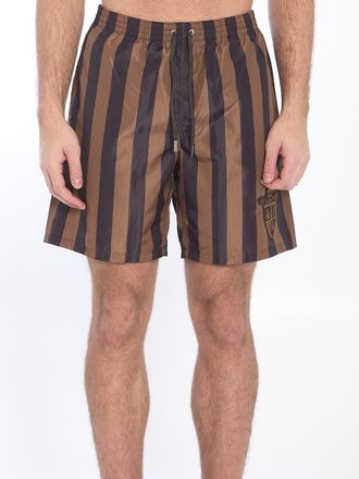 Fendi Crest Swim Shorts