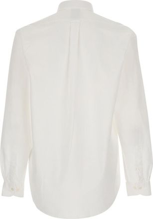 Sebago Mens Shirt Oxford Button Down White Cotton