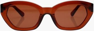 Reality Eyewear Martine Sunglasses in Chocolate at Nordstrom