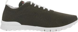 Kiton FIT Sneakers - Heren - Sneakers - Groen - 43 1/2 EU - Katoen - Schoenen
