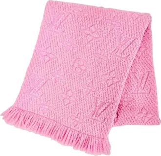 Louis Vuitton Pre-owned Stole - Dames - Vintage Accessoires - Roze - ONE Size - Wol - Vintage