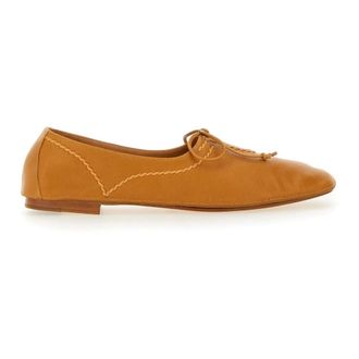 Hereu Loafers, female, Brown, Size: 5 US Rassa Soft Lace-Up Shoe