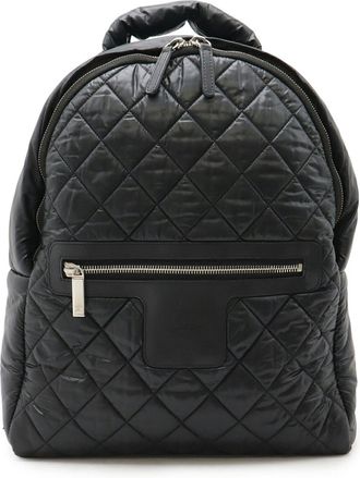 Chanel Black Bordeaux Quilting Backpack (Pre-Owned)