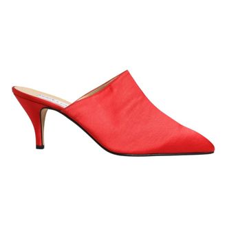 Dolce & Gabbana Heeled Mule - Dames - Muiltjes - Rood - 41 EU - Su&egrave;de - Schoenen