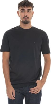 Emporio Armani T-shirt - Heren - T-shirts - Blauw - 2XL - Katoen - Tops