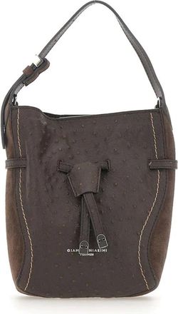 Gianni Chiarini Sienna Handtas - Dames - Schoudertassen - Bruin - ONE Size - Leer - Tassen