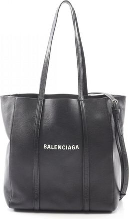 Balenciaga Black Leather Tote Bag (Pre-Owned)