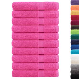 Berkfield Home Premium Towels SOLUND 10 pcs Pink 100x200 cm 600 gsm