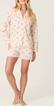 PJ Salvage After Party Short Pajamas in Sunset Rose at Nordstrom, Size X-Small