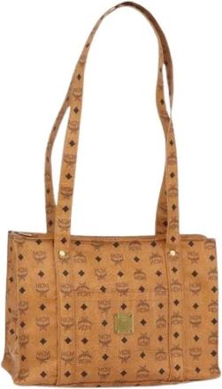 MCM Pre-owned Tote Bags, female, Brown, Size: ONE SIZE Pre-owned Tote Bag