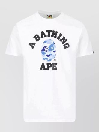 A Bathing Ape crew neck graphic print short sleeve shirt