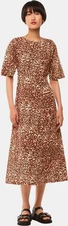 Whistles Marble Spot Veda Dress in Multicolour at Nordstrom, Size 10