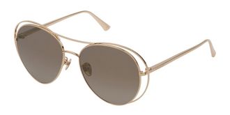 Nina Ricci SNR222 300G Womens Sunglasses Rose-Gold Size 56