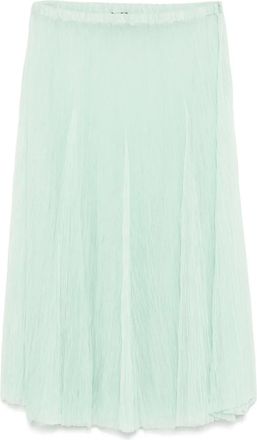 Fabiana Filippi Gonna midi in tulle - Verde