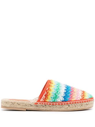 Alanui Womens Over The Rainbow Espadrilles