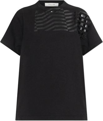 Golden Goose Katoenen T-shirt met Print - Dames - T-shirts - Zwart - S - Katoen - Tops