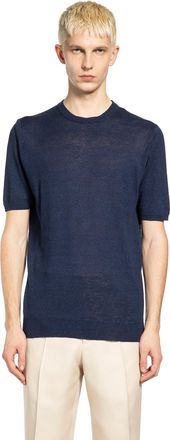 Lardini Silk Knit T-Shirt