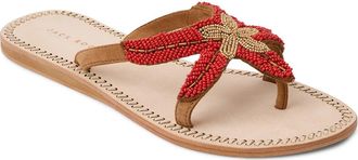 Jack Rogers Starland Sandal in Red Multi at Nordstrom, Size 6.5