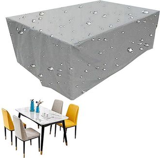 OEM Housse Imperm&eacute;able Mobilier Jardin, Prot&egrave;ge Ensemble Table + Chaises, Usage G&eacute;n&eacute;ral Ext&eacute;rieur
