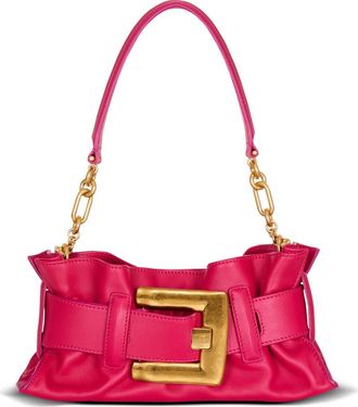 Balmain Mini Anthem Shoulder bag in calfskin leather in Pink at Nordstrom