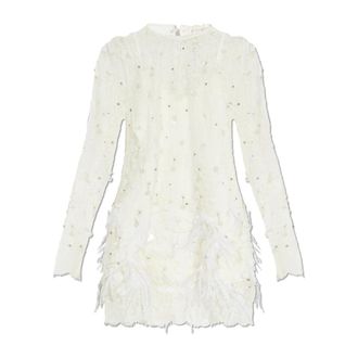 LoveShackFancy Party Dresses, female, Beige, Size: 2XS Alouetta Dress