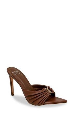 Chase + Chloe by Intouch Footwear Stiletto Mule Sandal in Brown at Nordstrom Rack, Size 11