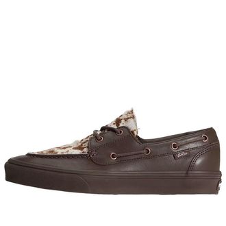Vans 2-Eyelet Boat Shoe Pony Hair Brown VN000Z96DRB