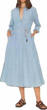 Xirena Bowen Midi Dress In Dusty Blue