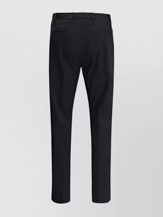 Pantaloni Torino cotton trousers featuring feather detail