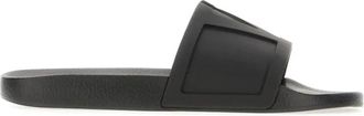 Valentino Garavani Coolside Rubber Slide Sandaal - Heren - Sandalen - Zwart - 40 EU - Schoenen