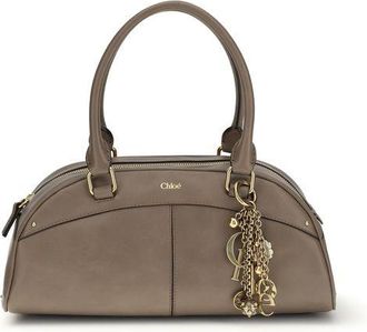 Chlo&eacute; Gray Calf Leather Bos Taurus Womens Handbag