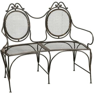 Biscottini International Banco Liberty De Hierro Forjado L120xpr60xh103 Cm