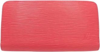 Louis Vuitton Pre-owned Epi Long Wallet (bi-fold) - Dames - Vintage Accessoires - Roze - ONE Size - Leer - Vintage