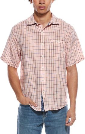 Tommy Bahama Manati Plaid Linen-Blend Shirt