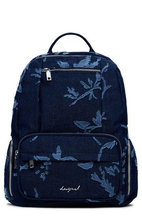 Desigual Denim Mini Backpack in Light Blue at Nordstrom