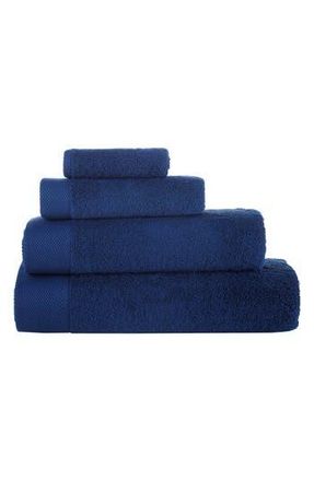 Brooks Brothers 2-Piece Solid Signature Cotton Towel Set in Navy at Nordstrom Rack, Size Bath Sheet