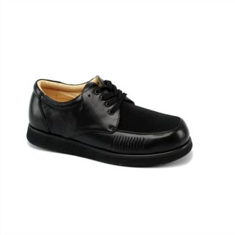 Mt. Emey Mens Dual Depth Leather Shoes In Black