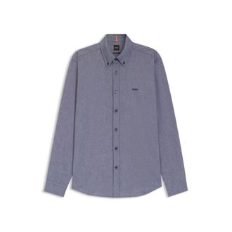 BOSS Regular-fit button-down shirt in Oxford cotton