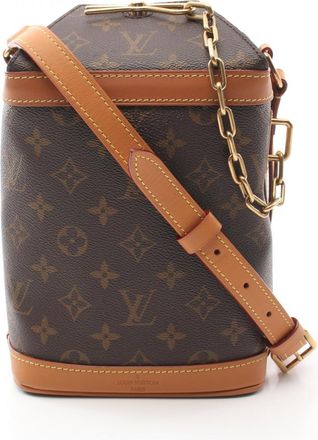 Louis Vuitton Brown Coated Canvas Shoulder Bag (Pre-Owned)