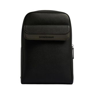 Emporio Armani Tassen, Heren, Zwart, ONE Size, Shoulder Bag