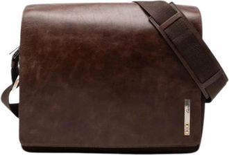 Cartier Pre-owned Borsa Messenger Santos - - Pre-owned - Donna - Marrone - ONE SIZE