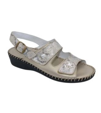 Eric Michael Womens Dusty Sandal In Bone
