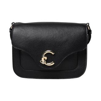 Coccinelle Cross Body Bags, female, Black, Size: ONE SIZE Classic Leather Crossbody Bag