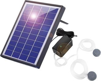 OEM Bomba Aireadora De Estanque Solar De 6 W, Aireador De Estanque Para Exterior, Aireador Solar A Bater&iacute;a Para Acuarios De Jard&iacute;n, Peceras De Peces De Co
