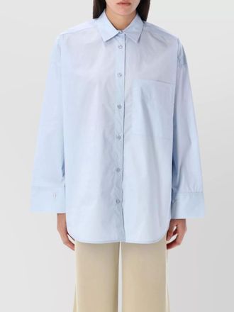 By Malene Birger derris shirt with chest pocket and long sleeves
