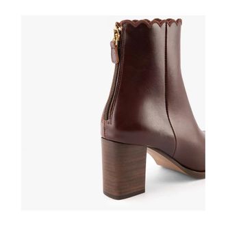 Maison Toufet Schoenen, Dames, Rood, 36 EU, Leer, Giselle Enkellaars