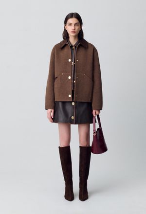 Claudie Pierlot Manteau court laine